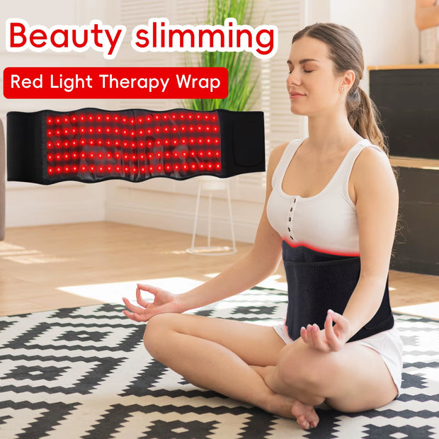 Red Light Massage Belt ,Protective Breathable Belt, Warm , Wearable Device, Tight Waist, Gift for Women Men