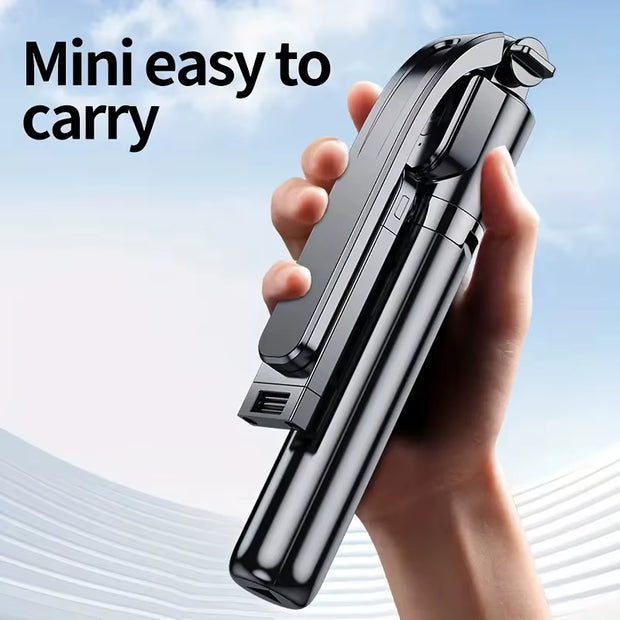 C01 Telescopic Selfie Stick Tripod Monopod Stand Mobile Phone Support Wireless Gimbal Stabilizer for Iphone Android Holder