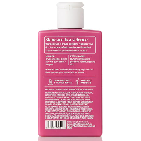 Retinol Body Lotion Firming Moisturizer | Crepey Skin Care Treatment | Retinol Body Cream | Retinol Cream Targets Look of Crepe Skin, Wrinkles, & Sagging Skin, 3 Fl Oz Travel Size, 3-Pack