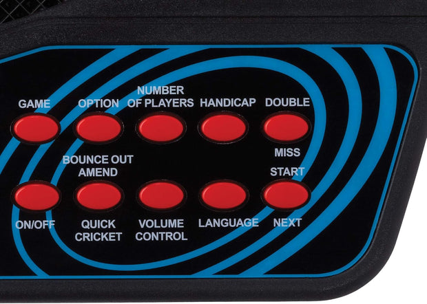 by GLD Products 777 Electronic Dartboard Sport Size over 40 Games Auto-Scoring LCD Cricket Display Impact-Tough Target for Lasting Durability and Ultra-Thin Spider for Fewer Bounce Outs with Soft Tip Darts, Black, One Size