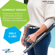 Lightweight Air Broom with Ergonomic Handle – Powerful, Controlled Airflow for Easy Debris Removal at Home, Patios, Pickleball Courts, Rvs, and All Outdoor and Indoor Activities