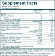 Hair Skin and Nails Gummies - Supports Healthy Hair - Vegan Biotin Vitamins for Women & Men Supports Faster Hair Growth, Stronger Nails, Healthy Skin, Extra Strength (1)