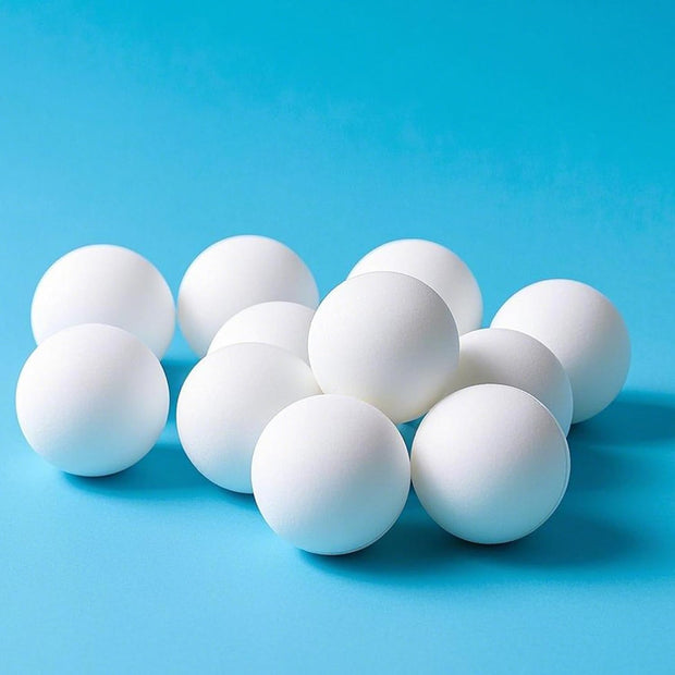 30 PCS Table Tennis Balls Ping Pong Balls 40Mm Entertainment Plastic Balls for Game Party Sports Activities Fun Games Handicrafts Pet Toy (White)