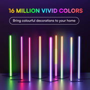 1/2 Pack Corner Floor Lights -16Million DIY Color Changing, RGB Smart Modern Lights with Remote Control and APP Control USB Plug