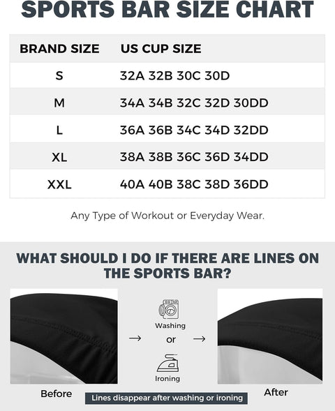 Sports Bras for Women, High Support Criss Cross Back Bras for Large Bust, High Impact Strappy Yoga Workout Bra