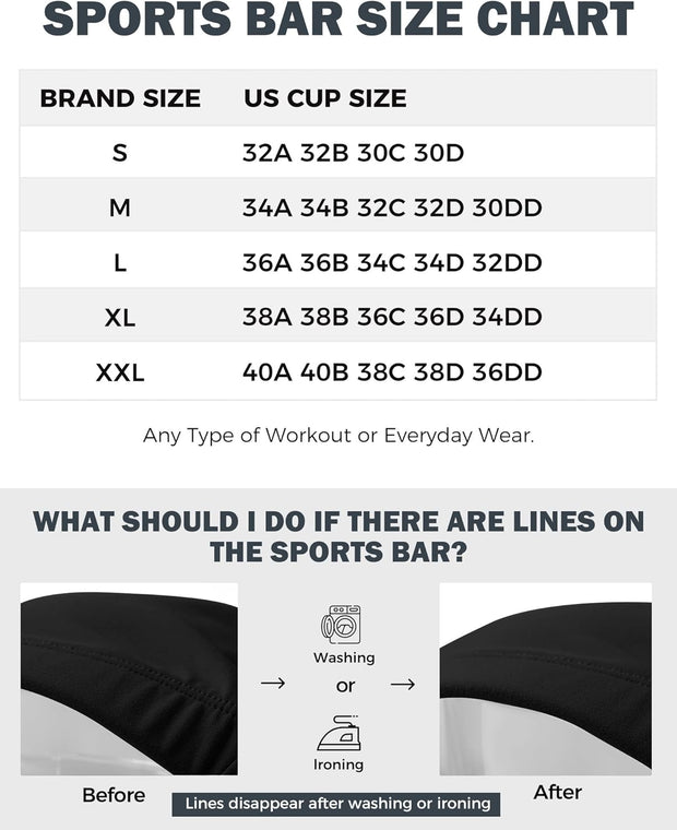 Sports Bras for Women, High Support Criss Cross Back Bras for Large Bust, High Impact Strappy Yoga Workout Bra