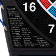 by GLD Products 777 Electronic Dartboard Sport Size over 40 Games Auto-Scoring LCD Cricket Display Impact-Tough Target for Lasting Durability and Ultra-Thin Spider for Fewer Bounce Outs with Soft Tip Darts, Black, One Size