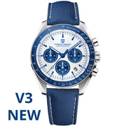 2024 New V5 PD1701 Men'S Watches Luxury Quartz Watch Men Sport Speed Chronograph AR Sapphire Glass 100M Waterproof