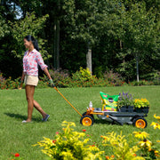 WG050 8-In-1 Aerocart Garden Cart/Wheelbarrow Heavy Duty/Dolly