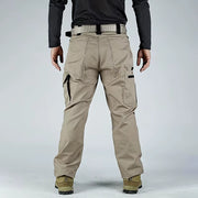 Wear Resistant Work Pant Man Multi-Pocket Straight Cargo Trousers Outdoor Jogging Tactical Pants Spring Autumn Casual Trousers