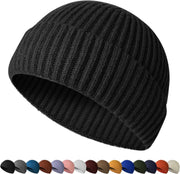 Fisherman Beanie for Men Women, Knit Trawler Beanie Watch Hats Winter Caps