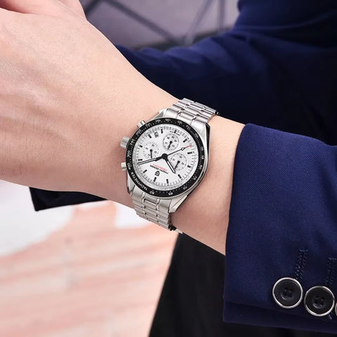 2024 New V5 PD1701 Men'S Watches Luxury Quartz Watch Men Sport Speed Chronograph AR Sapphire Glass 100M Waterproof