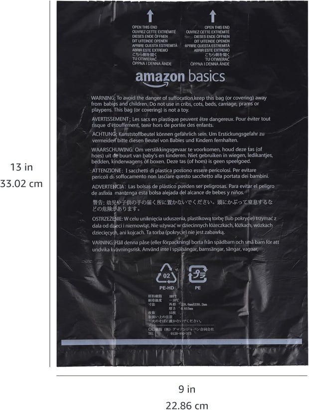 Dog Poop Bags with Dispenser, 300 Count, Enhanced for Guaranteed Leakproof, Unscented, Includes Leash Clip