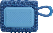 Go 3 Eco - Portable Mini Bluetooth Speaker, Big Audio and Punchy Bass, IP67 Waterproof and Dustproof, 5 Hours of Playtime, Made in Part with Recycled Materials (Eco Blue)