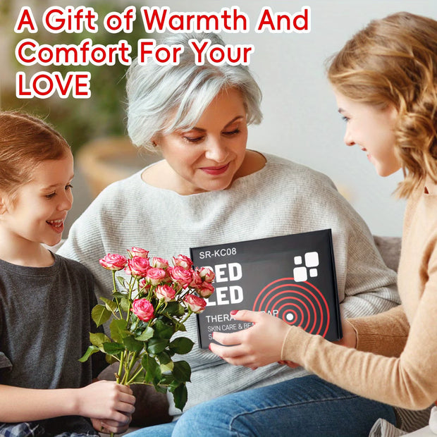 Red Light Massage Belt ,Protective Breathable Belt, Warm , Wearable Device, Tight Waist, Gift for Women Men