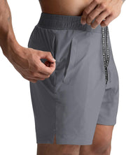 2 Pack Mens Athletic Shorts 5 Inch Quick Dry Gym Workout Shorts Men Lightweight Sports Running Shorts with Pockets
