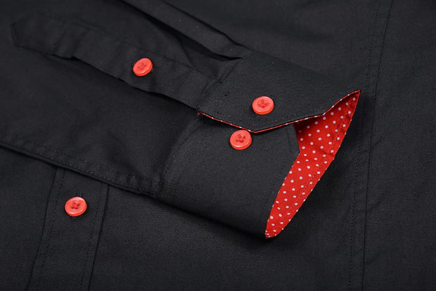 Mens Dress Shirts Regular Fit Long Sleeve Stretch Business Dress Shirts for Men