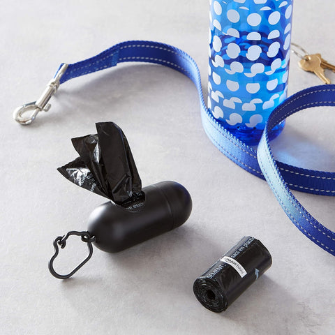 Dog Poop Bags with Dispenser, 300 Count, Enhanced for Guaranteed Leakproof, Unscented, Includes Leash Clip