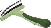 Pet Safari Single Row Undercoat Rake - Gentle Dematting and Deshedding Tool for Dogs, Pet Grooming Comb