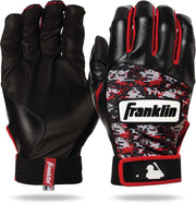 MLB Youth Batting Gloves - Digitek Camo Baseball + Softball - Premium Leather - Many Sizes + Colors - Youth