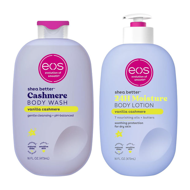 Shea Better Body Lotion+ Body Wash, Vanilla Cashmere