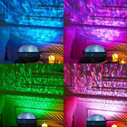 1Pc Star Projector, Galaxy Projector, Water Ocean Wave Projector for Bedroom Night Light Room Decor with 7-Colors Patterns