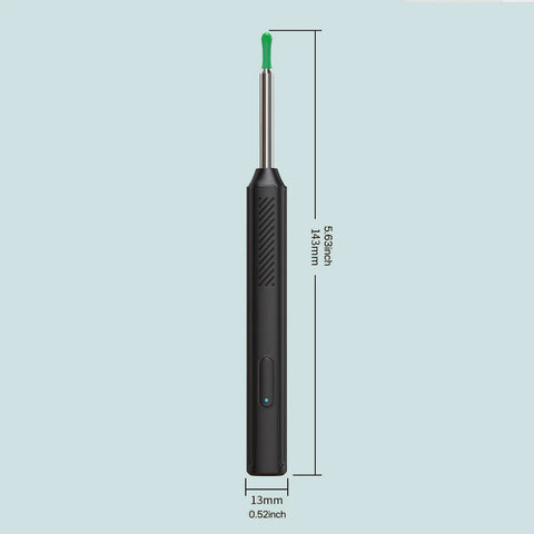 Ear Wax Removal Tool Set with Camera, Equipped with 6 Replacement Spoon Heads, 1080P HD, WIFI Connection, USB Fast Charging