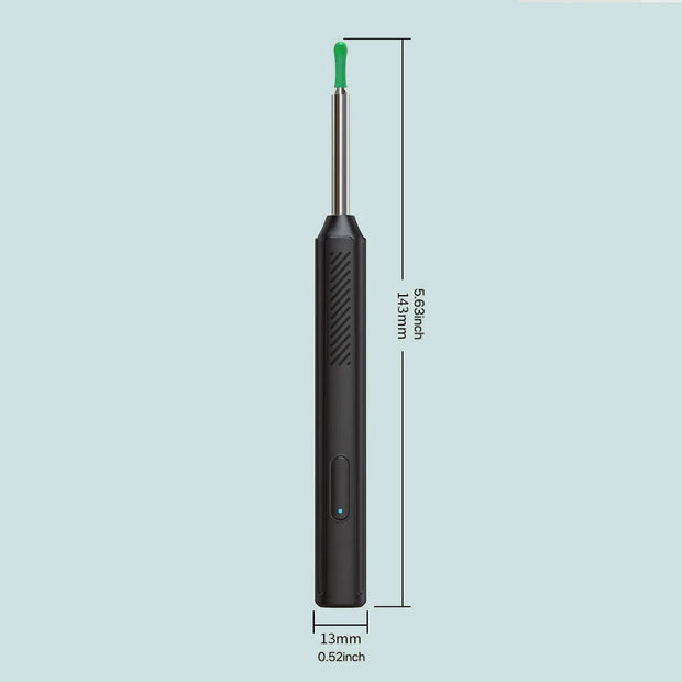 Ear Wax Removal Tool Set with Camera, Equipped with 6 Replacement Spoon Heads, 1080P HD, WIFI Connection, USB Fast Charging