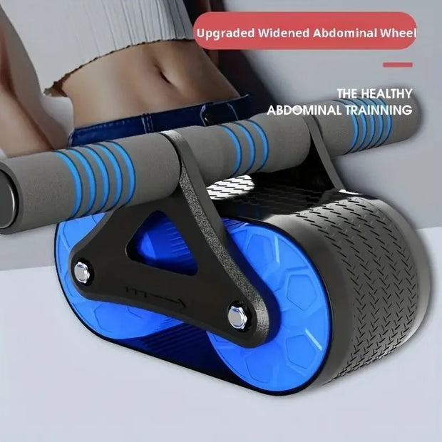 Stainless Steel Ab Roller - Core & Chest Muscle Training Wheel, Non-Electric Fitness Equipment for All