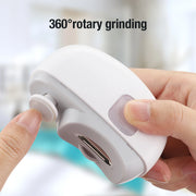2 in 1 Electric Nail Clippers Manicure Anti-Splash Nail Trimmer for Baby Finger Toe Scissors Pedicure Thick Nails Cutter Tools