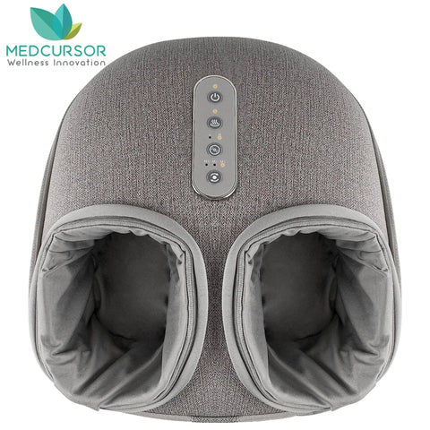 Foot Massager Heating Therapy Adjustable Shiatsu Deep Kneading Roller Muscle Relaxation Pain Relief for Home Office