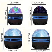 1Pc Star Projector, Galaxy Projector, Water Ocean Wave Projector for Bedroom Night Light Room Decor with 7-Colors Patterns