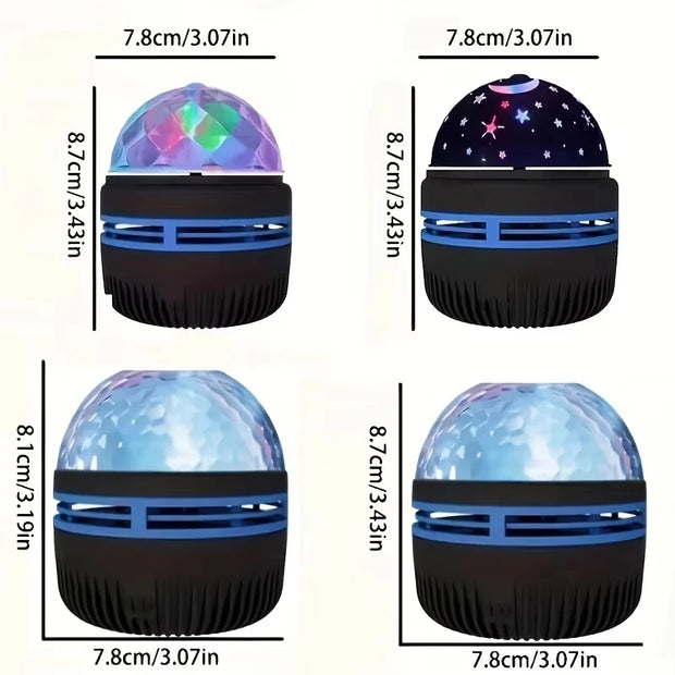 1Pc Star Projector, Galaxy Projector, Water Ocean Wave Projector for Bedroom Night Light Room Decor with 7-Colors Patterns
