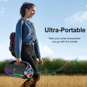 Bluetooth Speaker Output Power Bluetooth Speaker with Excellent Bass Performace Waterproof Camping Outdoor
