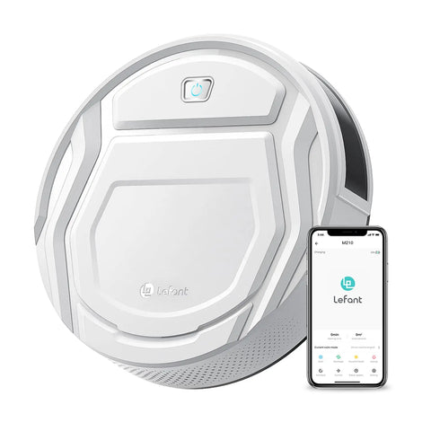 M210 Robot Vacuum Cleaner, 2000Pa Suction, 120 Mins Runtime, Low Noise, Automatic Self-Charging