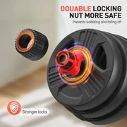 Adjustable Dumbbells, 20/30/40/55/60/70/80/90Lbs Free Weights Dumbbells Convertible 2 or 3 in 1 Set