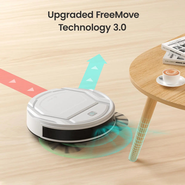 M210 Robot Vacuum Cleaner, 2000Pa Suction, 120 Mins Runtime, Low Noise, Automatic Self-Charging