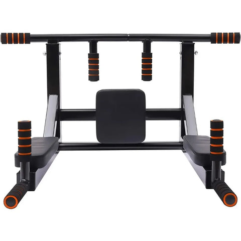 Multi-Grip Wall Mount Pull-Up Bar Dip Station Home Fitness Equipment Gym and Fitness Heavy