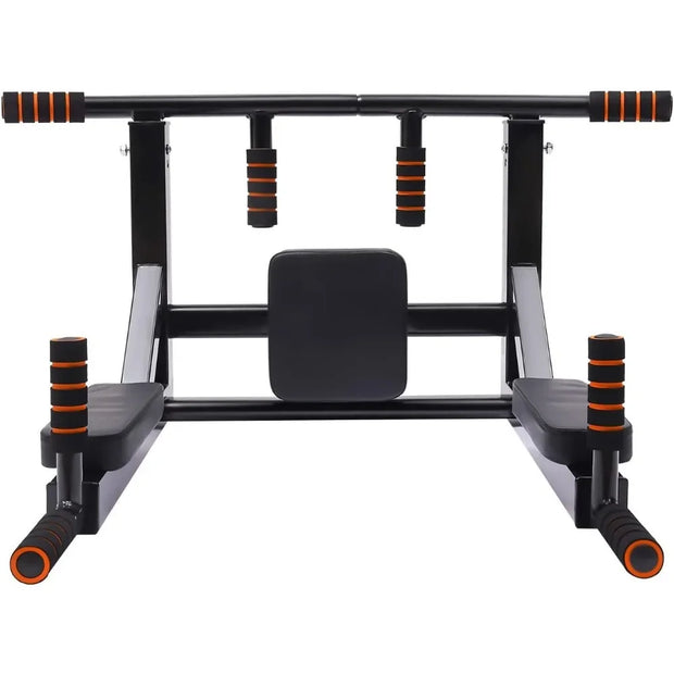 Multi-Grip Wall Mount Pull-Up Bar Dip Station Home Fitness Equipment Gym and Fitness Heavy