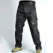 Wear Resistant Work Pant Man Multi-Pocket Straight Cargo Trousers Outdoor Jogging Tactical Pants Spring Autumn Casual Trousers