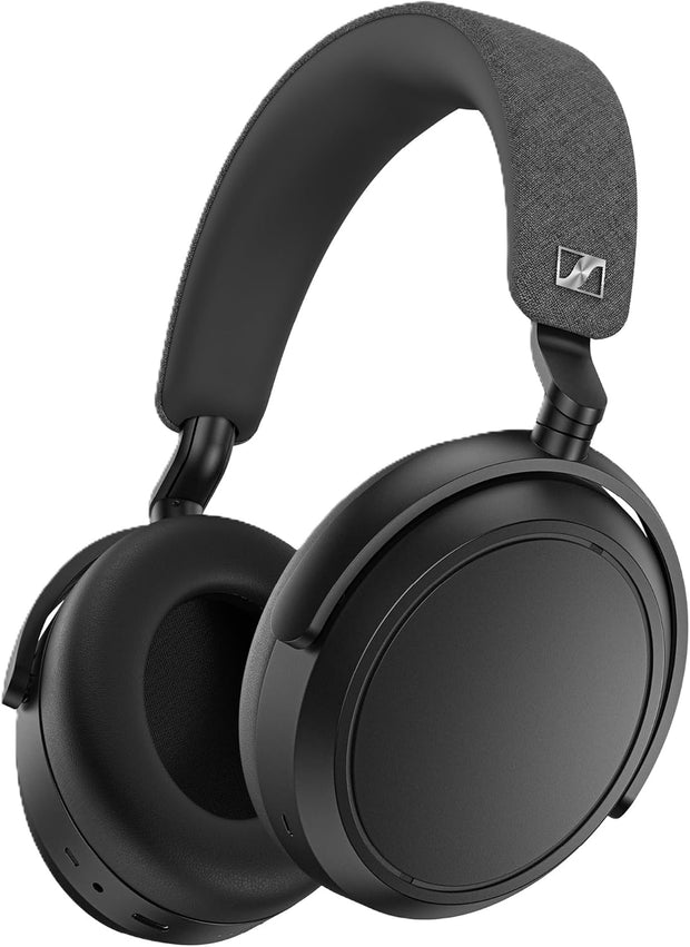 Consumer Audio Momentum 4 Wireless Headphones - Bluetooth Headset for Crystal-Clear Calls with Adaptive Noise Cancellation, 60H Battery Life, Lightweight Folding Design, Black (509266)
