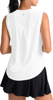 Women'S Sleeveless Workout Tops Breathable Lightweight Active Tennis Yoga Shirts Athletic Running Tank Tops for Women