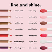 Glow Reviver Lip Oil, Nourishing Tinted Lip Oil for a High-Shine Finish, Infused with Jojoba Oil, Vegan & Cruelty-Free, Coral Fixation