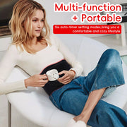 Red Light Massage Belt ,Protective Breathable Belt, Warm , Wearable Device, Tight Waist, Gift for Women Men