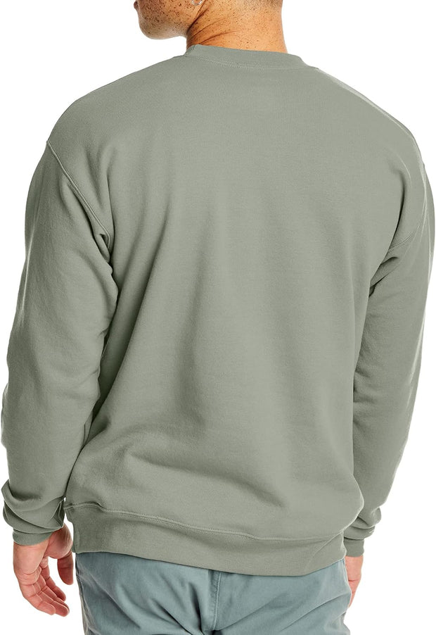 Men'S Ecosmart Fleece, Pullover Crewneck Sweatshirt, 1 or 2 Pack