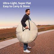 Weather Pod for Sport Events, Fishing & Outdoors | Pop up Bubble Tent Instant Sun & Rain Shelter | No Condensation, Spacious Interior, Ultra Visibility | All Weather Protection | 2-3 Persons