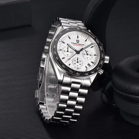 2024 New V5 PD1701 Men'S Watches Luxury Quartz Watch Men Sport Speed Chronograph AR Sapphire Glass 100M Waterproof