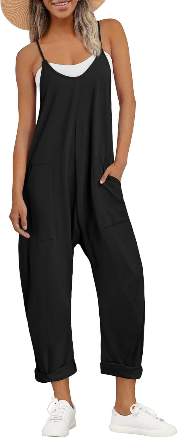 Jumpsuits for Women Casual Summer Outfits Rompers Comfy Beach Vacation Trendy Overalls Jumpers Fashion Clothes 2025
