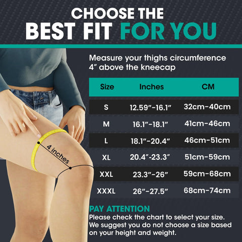 Compression Knee Brace for Women & Men, 2-Pack Knee Brace for Running Knee Pain, Knee Support Compression Sleeve, Workout Sports Knee Braces for Meniscus Tear, ACL & Arthritis Pain Relief