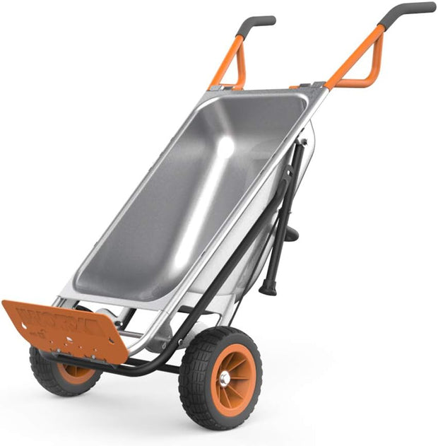 WG050 8-In-1 Aerocart Garden Cart/Wheelbarrow Heavy Duty/Dolly